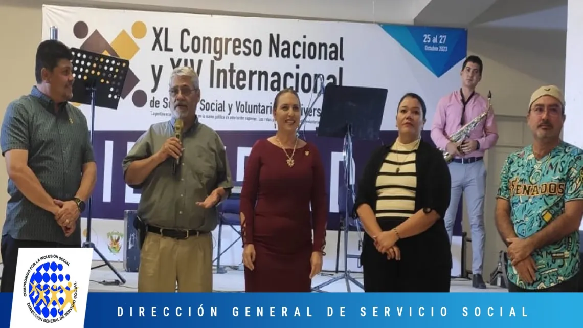 Lee más sobre el artículo Comienza el XL Congreso Nacional y XIV Internacional de Servicio Social y Voluntariado Universitario: “La pertinencia del extensionismo en la nueva política de educación superior. Los retos para el servicio social y voluntariado universitario” con Experiencia Musical y Gastronómica