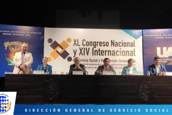 Inauguran el XL Congreso Nacional y XIV Internacional de Servicio Social y Voluntariado Universitario 2023.